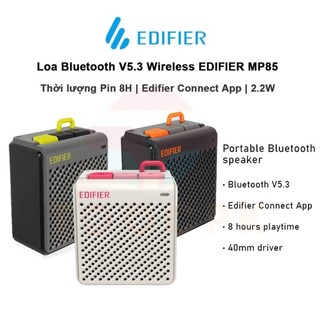 Loa Bluetooth V5.3 Wireless EDIFIER MP85 | Thời lượng pin 8H | Edifier Connect App - Hàng Chính Hãng