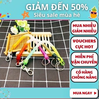 Móc khóa dây lò xo độc đáo nhiều màu sắc