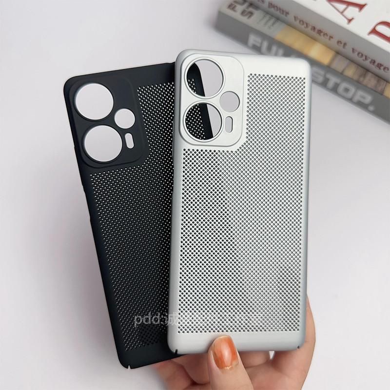 Ốp điện thoại cứng tản nhiệt cho Xiaomi Redmi Note 12 Turbo Poco F5 Vỏ điện thoại chống vân tay siêu mỏng