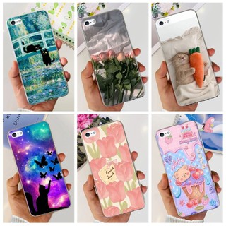 Dành Cho iPhone 6 Plus Ốp điện thoại Silicon Chống Sốc Thời Trang Hoa Hoạt Hình Mềm Trong Suốt Ốp điện thoại Cho iPhone 6S 6Plus 6sPlus Trường Hợp