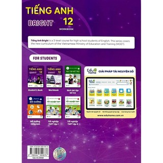 Sách Tiếng Anh 12 Bright - Workbook (Chuẩn)