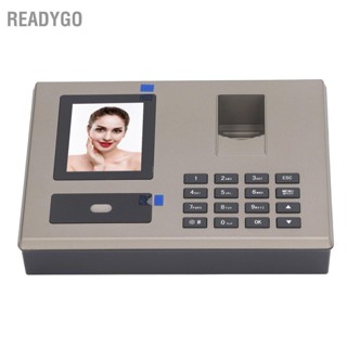ReadyGo Máy chấm công nhân viên Vân tay Sinh trắc học Nhận dạng khuôn mặt Thẻ PIN Đấm 100‐240V