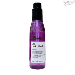 Dầu dưỡng tóc suôn mềm, bóng mượt và giảm xơ rối L'Oréal Professionnel Serie Expert Liss Unlimited 125ml - TN