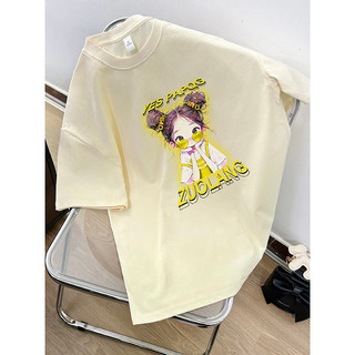 Fashmily Mới 100% Cotton Hàng Sẵn Có Áo Thun Nữ Hàn Quốc Oversize Tay Ngắn Cặp Đôi Nam Rời Tee