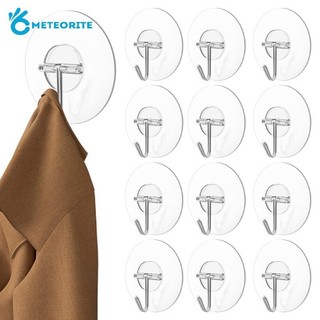 6 / 10 Cái Móc Nhựa Hình Trái Tim Tròn - Móc Treo Tường Tiết Kiệm Không Gian Để Bảo Quản Khăn Chìa Khóa - Đồ Dùng Tổ Chức Gia Đình