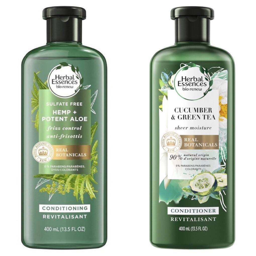 Dầu xả Herbal Essences Biorenew 400ml -Cucumber & Green Tea / Potent Aloe (Mỹ)