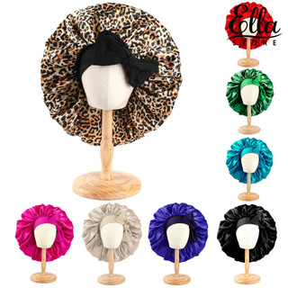 Ayyufe Mũ Tóc Satin Bonnet Cực Lớn Ngủ Bonnet Màu Trơn Nơ Trang Trí Dây Co Giãn Mật Độ Cao Nữ Bím Tóc Xoăn Mũ Ngủ Tắm Mũ Tắm