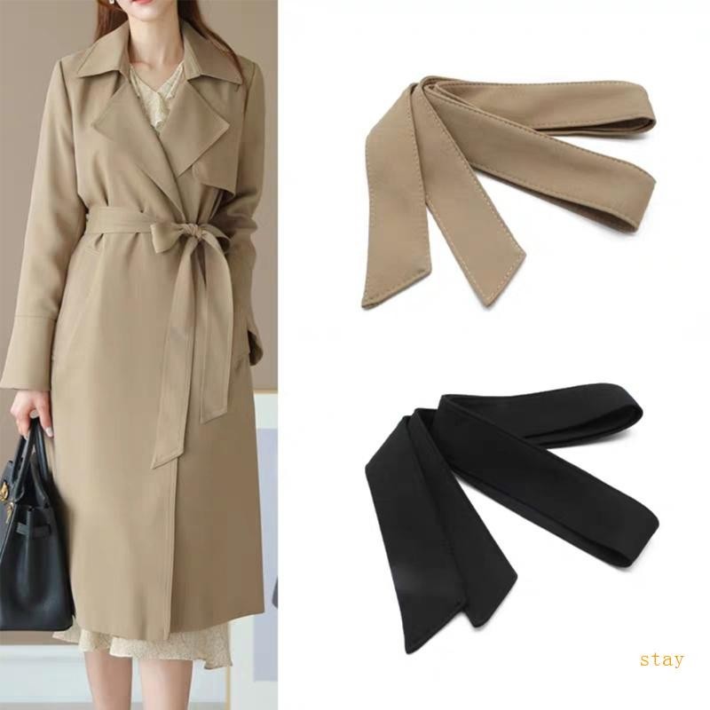 Ở lại Áo khoác Áo khoác Thắt lưng nữ Trench Coat Belt Dây thay thế cho áo khoác Trench cho nam