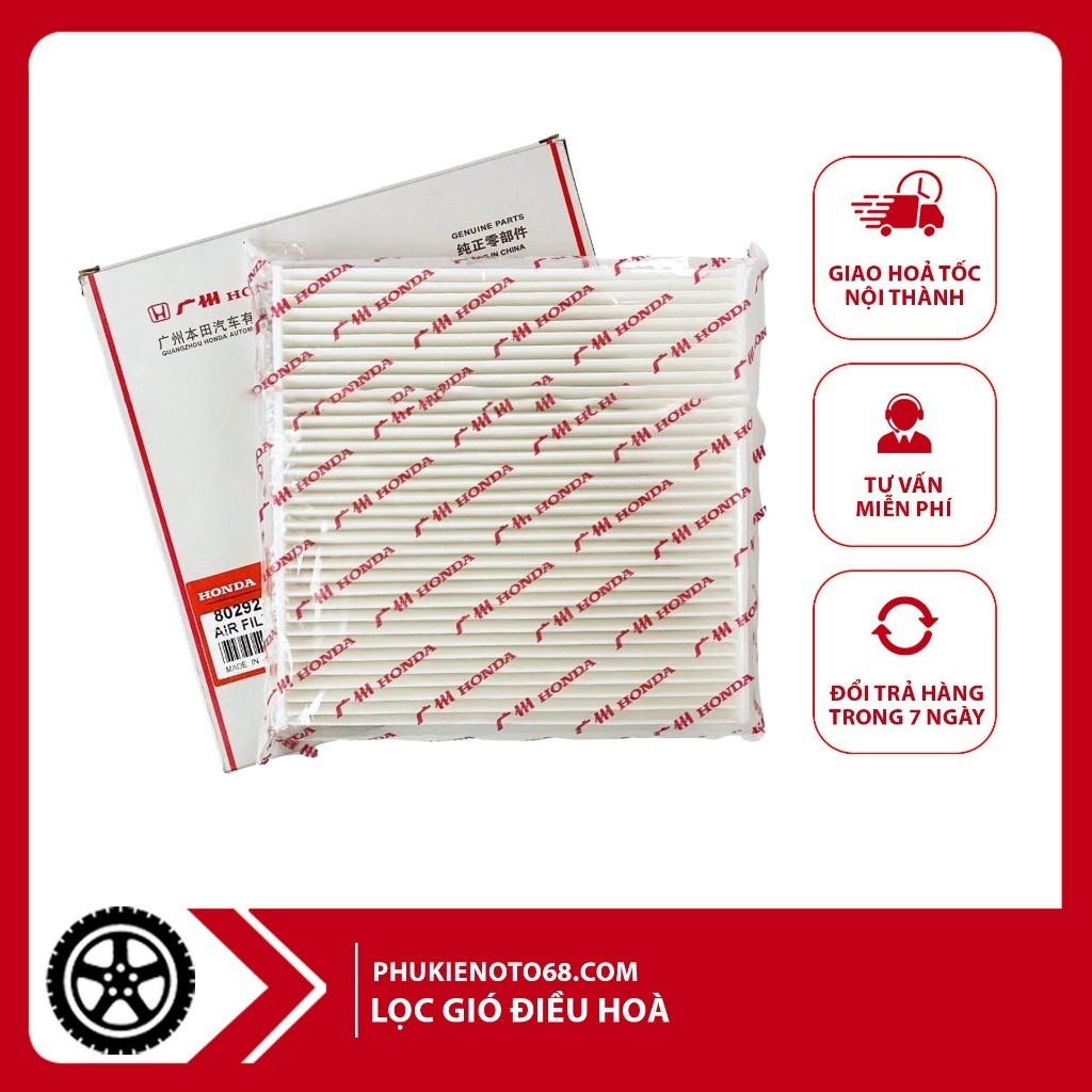 Lọc gió điều hòa, máy lạnh xe Honda City 2013-2020, Brio, Jazz, HRV, Acura CDX (2016~)OEM: 80292-TF0