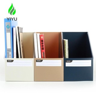 YIYU lưu trữ sách có thể gập lại, Hộp lưu trữ sách để bàn dung lượng lớn bằng nhựa, Hộp lưu trữ phân loại sách A4 chống nước đơn giản dành cho sinh viên