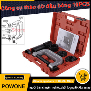 POWONE 10PCS Drive Ballhead Remover Ballhead Bộ dụng cụ sửa chữa sang trọng 2WD/4WD Remover Công cụ sửa chữa ô tô với