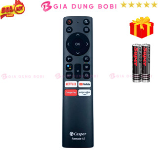  SKU92 - Remote điều khiển tivi Casper A1 Mã 01 Điều Khiển TV Casper Internet Có Giọng Nói 