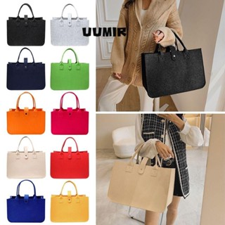  UUMIR Túi đeo vai nỉ Túi đựng đồ lưu trữ dung tích lớn Túi đựng đồ chơi nỉ Đồ lặt vặt Túi xách nữ 