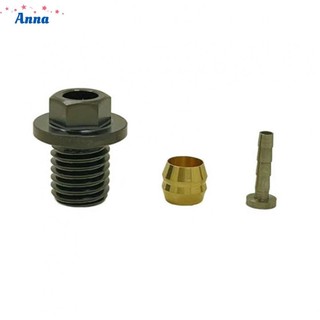 【Anna】Efficient Brake Performance Connecting Nut and Olive Insert Set for Shimano BH90