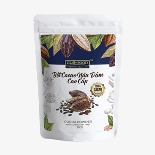 Bột ca cao cacao nâu đậm Glo Food