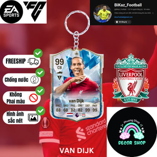 MÓC KHOÁ CẦU THỦ - LIVERPOOL  TRÍ DECOR SHOP