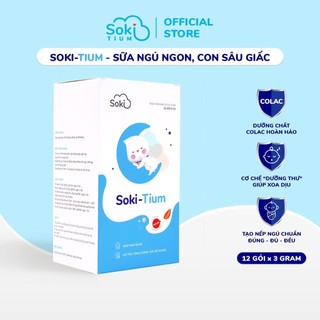 Sữa Ngủ Ngon SOKI Tium Giúp Bé Ngủ Ngon Tự Nhiên, Xoa Dịu Và Nuôi Dưỡng Tinh Thần Của Bé Tạo Nếp Ngủ Ngon Đạt Chuẩn
