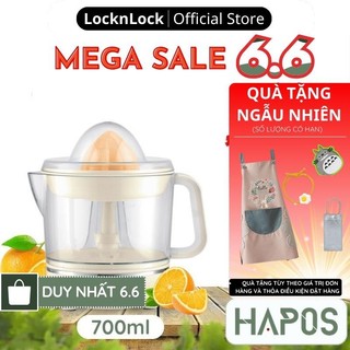 Máy vắt cam tự động 700ml 40W LocknLock Chính hãng, tự đảo 2 chiều, ép nước kiệt bã, tiện lợi, nhỏ gọn - HAPOS OFFICIAL