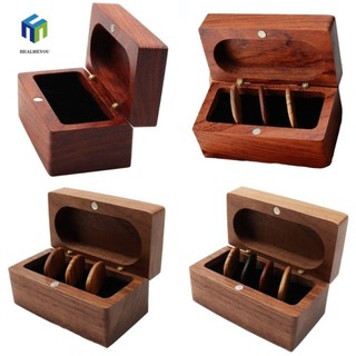 Hộp đựng đàn Guitar HEALMEYOU, Hộp đựng đàn Guitar gỗ 8 * 4cm bằng gỗ óc chó, Hộp đựng đàn Guitar di động bền bỉ không mùi, hộp trưng bày đàn Guitar điện Accessorie