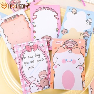 [Nổi bật] Giấy ghi chú dễ thương cho bé gái - Phim hoạt hình, có thể xé được, tự dính, đầy màu sắc, Ins - Nhãn dán chỉ mục - Giấy ghi nhớ - Giấy dính - Văn phòng phẩm sinh viên - Đồ dùng văn phòng trường học