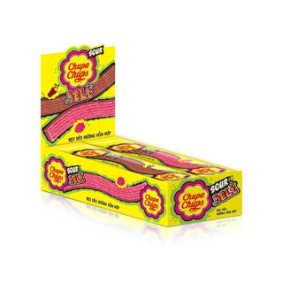 Kẹo Dẻo Chupa Chups Sour Belt Hương Cola & dâu