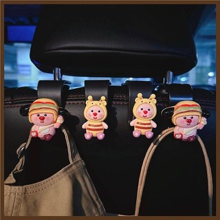 Car Seat Back Hook Cute Beaver Multifunctional Car Hook Car Rear Seat Multifunctional Storage Hook 4nVD