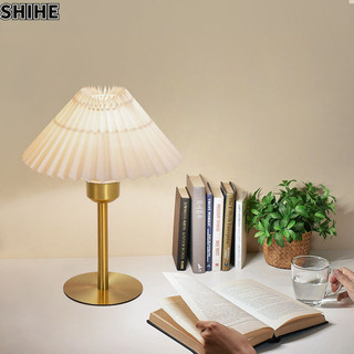 SHIHE Đèn ngủ phòng ngủ Bắc Âu đồ trang trí cao cấp không khí đèn bàn bảo vệ mắt