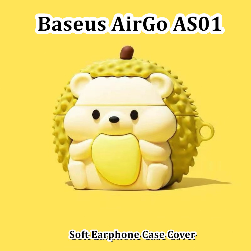 [Chất lượng cao] Dành cho vỏ Baseus AirGo AS01 Vỏ tai nghe silicon mềm tạo kiểu hoạt hình mát mẻ NO.