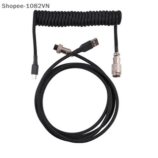 Bàn phím usb type-c typec cáp usb bàn phím cơ cuộn dây aviator 1,5m
