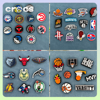 Sticker dép crocs Basketball team Logo jibbitz crocs charm crocs jibbitz crocs