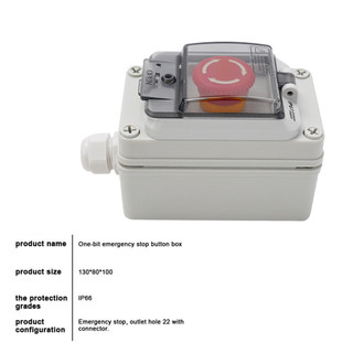 ⭐2023 ⭐Estop Switches with Box e-Stop Box Emergency Stop Push Button Switch With Box