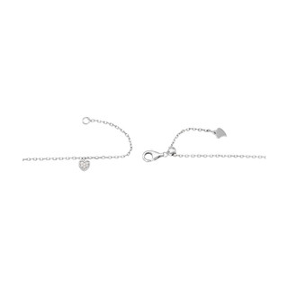 Lắc chân Bạc đính đá PNJSilver XMXMW060175