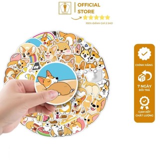 1 sticker miếng dán họa tiết hình thú chống nước dễ thương