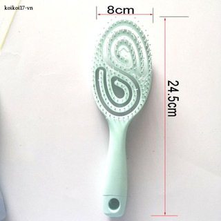 Yunafin Comb cuộn lớn, PP Skeleton Scalp Massage Comb