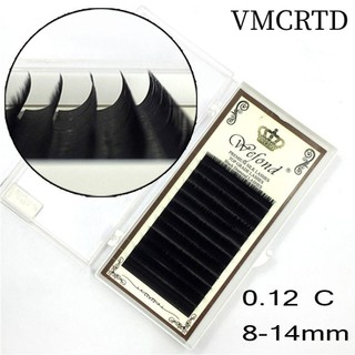 Lông mi giả chồn Trang điểm nữ Dài tự nhiên 0.12 C Curl