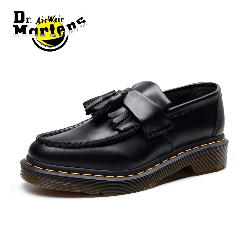 Mới Dr.Martens Adrian Tua Rua Da Loafer Da Thật Chính Hãng Nam Nữ Loafers Unisex Slip On Tua Rua Da 
