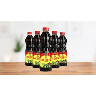  Lốc 6 chai nước tương Tam Thái Tử Nhị Ca Chin-su 500ml chai 