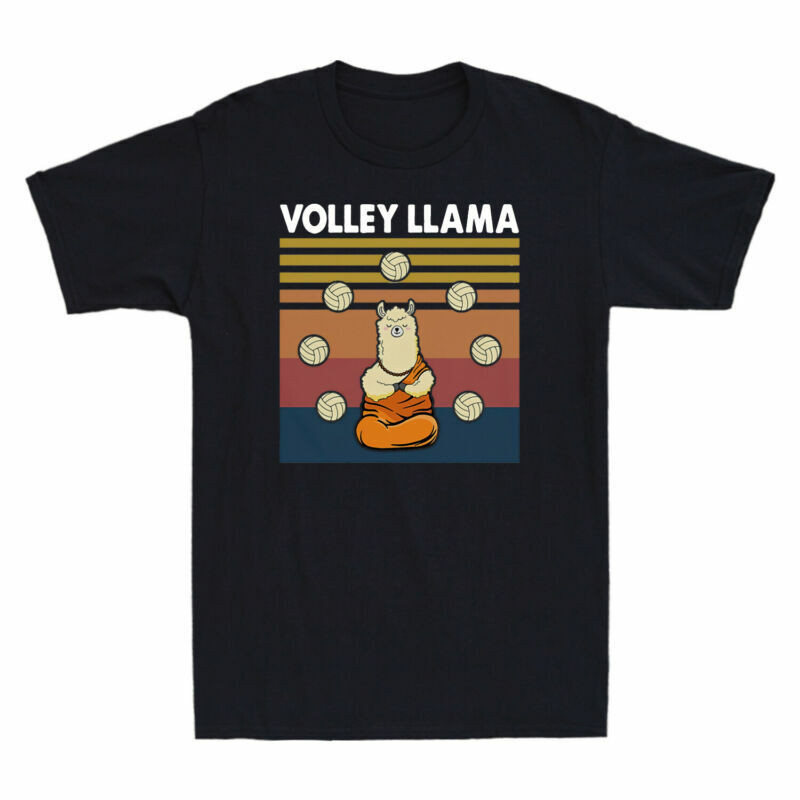 Chất liệu áo thun Llama Nghệ thuật dễ thương Yoga Llama Volley Lovers Thiền Ngộ nghĩnh