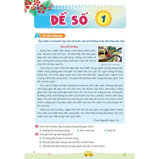 Sách Phiếu Ôn Hè Tiếng Việt Lớp 3