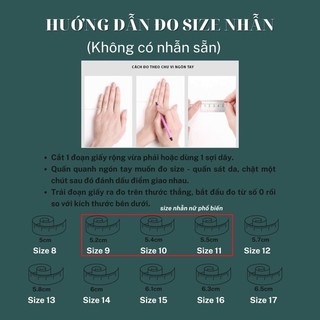 Nhẫn Tim Thiên Nhiên De Luna