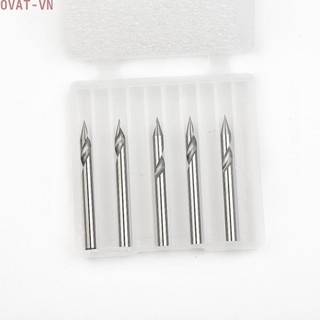 Mũi cắt phay 30° Lưỡi dao góc cacbua Máy cắt quay Bộ định tuyến xoắn ốc