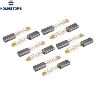 < Homestore > Bàn chải Carbon cho động cơ điện Bộ phụ tùng thay thế 12mm x 6 x 4mm gồm 10 chiếc