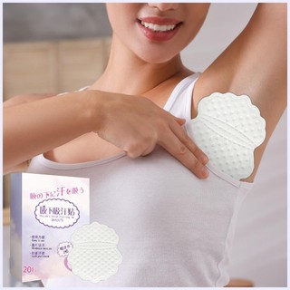 Miếng dán mồ hôi nách 20 miếng lót mồ hôi bảo vệ nách cho nữ mùi và mồ hôi loại bỏ nách miếng lót allowvn allowvn