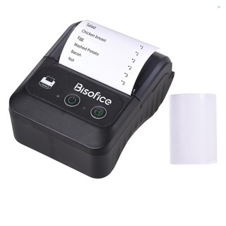Máy in hóa đơn nhiệt không dây di động bisofice bt 58mm 2 inch mini usb bill pos máy in di động hỗ trợ lệnh in esc / pos tương thích với android / ios / windows cho busin nhỏ