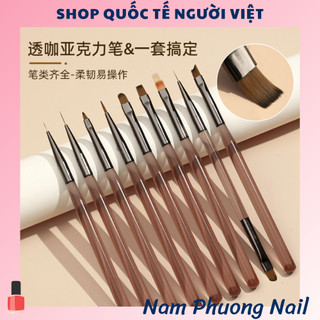 Cọ nail chuyên dụng cọ vẽ móng cọ nét cọ hoa cúc cọ fen cọ đắp gel