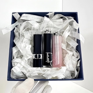 Dior Ace Son Môi Hộp Quà Tặng Màu Xanh Vàng Đổi son Môi Ba Mảnh Bộ Quà Tặng Ngày Lễ Cho Bạn Gái