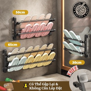 Giá Để Giày Không Lỗ Treo Tường Giá Đựng Dép Nhỏ Nhiều Tầng Lưu Trữ Đồ Tạo Tác Ký Túc Xá Tại Nhà