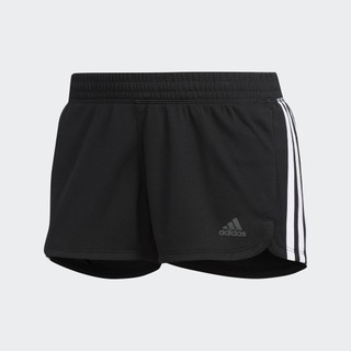 adidas Tập luyện Quần short Pacer 3-Stripes Knit Nữ Đen DU3502