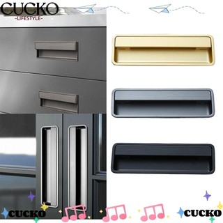 Tay nắm cửa lõm CUCKO, Nội thất bằng hợp kim nhôm Núm cửa nhúng, Phần cứng thời trang Tủ quần áo tay nắm cửa vô hình