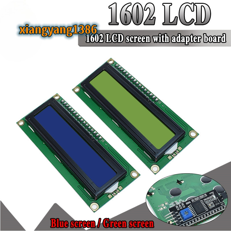 Lcd1602 Mô-đun LCD Màn hình xanh IIC / I2C 1602 cho arduino 1602 LCD UNO r3 mega2560 Màn hình xanh